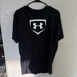 Under Armour Black and White Men's Tee